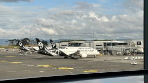 Flugzeug von Auckland nach Fiji