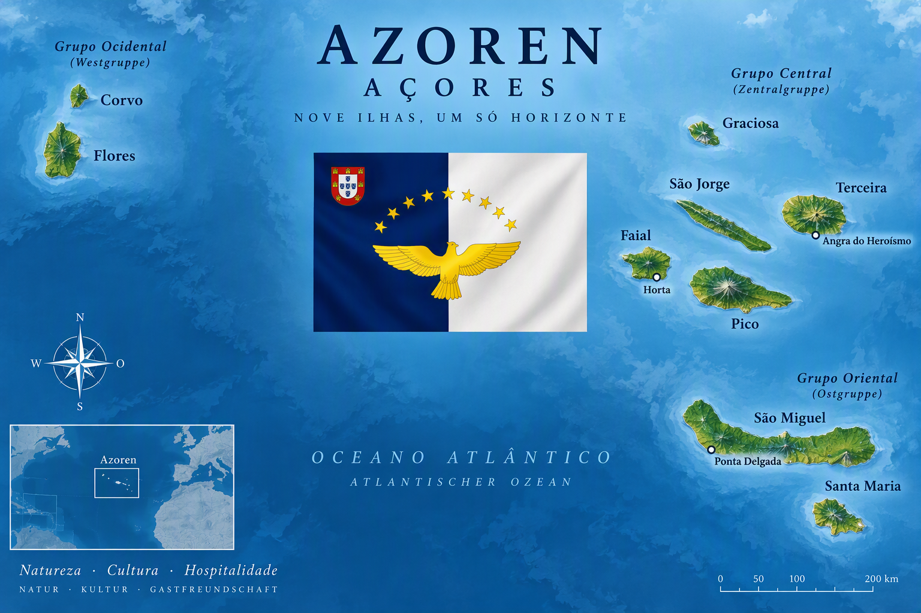 azores map
